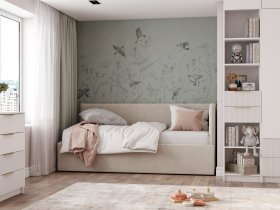Диван-кровать Бенто (крем) в Усть-Мае - ust-maya.mebel-nsk.ru | фото