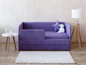 Диван-кровать Happy (сиреневый) в Усть-Мае - ust-maya.mebel-nsk.ru | фото