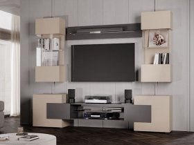 Гостиная Фэнтези (кашемир/графит) в Усть-Мае - ust-maya.mebel-nsk.ru | фото