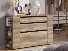 Комод КМ-06 Энигма (венге/дуб каньон) в Усть-Мае - ust-maya.mebel-nsk.ru | фото