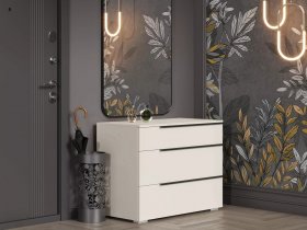 Комод с 3 ящиками Айри КМ-001 (кашемир) в Усть-Мае - ust-maya.mebel-nsk.ru | фото