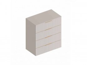 Комод с 4 ящ. «Тефия» (тефия/софт сантьяго) в Усть-Мае - ust-maya.mebel-nsk.ru | фото