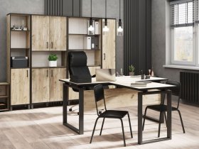 Комплект Гермес лофт (дуб крафт серый) в Усть-Мае - ust-maya.mebel-nsk.ru | фото