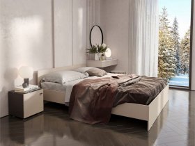 Кровать двухспальная 1,6м Гиза в Усть-Мае - ust-maya.mebel-nsk.ru | фото