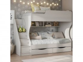 Кровать двухъярусная Каприз-22 КПР.22 в Усть-Мае - ust-maya.mebel-nsk.ru | фото