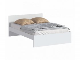 Кровать двуспальная 1,4м Бруклин СБ-3353 (белый) в Усть-Мае - ust-maya.mebel-nsk.ru | фото