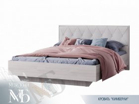 Кровать двуспальная 1,6м Кимберли КР-13 в Усть-Мае - ust-maya.mebel-nsk.ru | фото