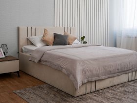Кровать двуспальная 1,8м с подъем. мех. Леванте в Усть-Мае - ust-maya.mebel-nsk.ru | фото