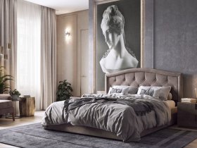 Кровать двуспальная 1,8м Верона-2 в Усть-Мае - ust-maya.mebel-nsk.ru | фото