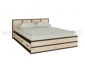 Кровать двуспальная Сакура 1,4 м в Усть-Мае - ust-maya.mebel-nsk.ru | фото