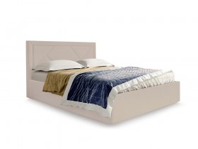 Кровать мягкая 1,6 Сиеста стандарт, вар.2 в Усть-Мае - ust-maya.mebel-nsk.ru | фото