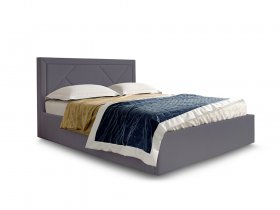 Кровать мягкая 1,6 Сиеста стандарт, вар.3 в Усть-Мае - ust-maya.mebel-nsk.ru | фото