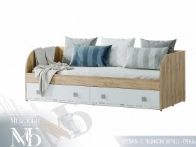 Кровать с ящиками Тренд КР-01 в Усть-Мае - ust-maya.mebel-nsk.ru | фото