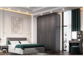 Модульная спальня Эккервуд в Усть-Мае - ust-maya.mebel-nsk.ru | фото