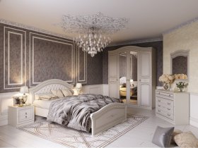 Модульная спальня Николь (Мебельград) в Усть-Мае - ust-maya.mebel-nsk.ru | фото