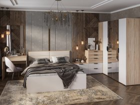 Модульная спальня Норд в Усть-Мае - ust-maya.mebel-nsk.ru | фото