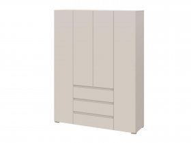 Шкаф четырехстворчатый с ящиками Люмо ШК-05 в Усть-Мае - ust-maya.mebel-nsk.ru | фото