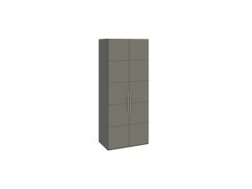 Шкаф для одежды с 2 дверями Наоми (джут/фон серый) СМ-208.07.03 в Усть-Мае - ust-maya.mebel-nsk.ru | фото