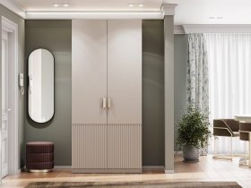 Шкаф двухстворчатый Эккервуд (Нью) (меланж) в Усть-Мае - ust-maya.mebel-nsk.ru | фото