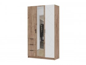 Шкаф трехстворчатый 1200 ШК-03 Орегон в Усть-Мае - ust-maya.mebel-nsk.ru | фото
