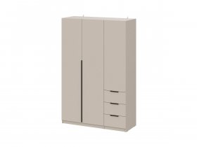Шкаф трехстворчатый с ящиками ШК-22 (меланж) в Усть-Мае - ust-maya.mebel-nsk.ru | фото