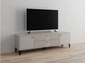 Тумба под ТВ Парус-10 (кашемир/сантьяго софт) в Усть-Мае - ust-maya.mebel-nsk.ru | фото