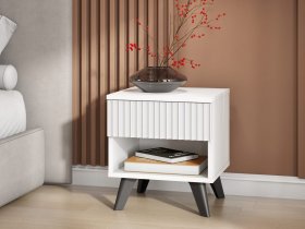 Тумба прикроватная Эккервуд (белый) в Усть-Мае - ust-maya.mebel-nsk.ru | фото
